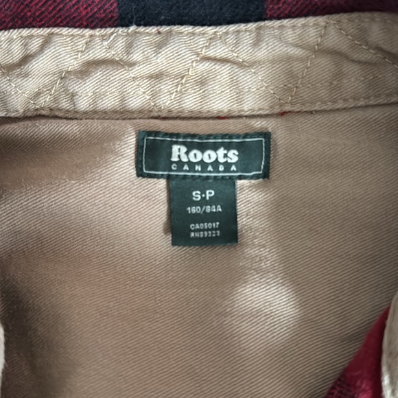 Roots Women’s Plaid Button-Down with Elbow Pads - Picture 5 of 5